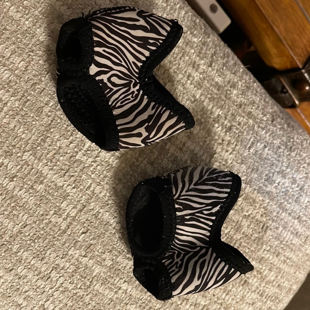 Foot undies -lyrical dance. Zebra print only worn a couple times.